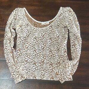 Nightcap Lace Long Sleeve Top